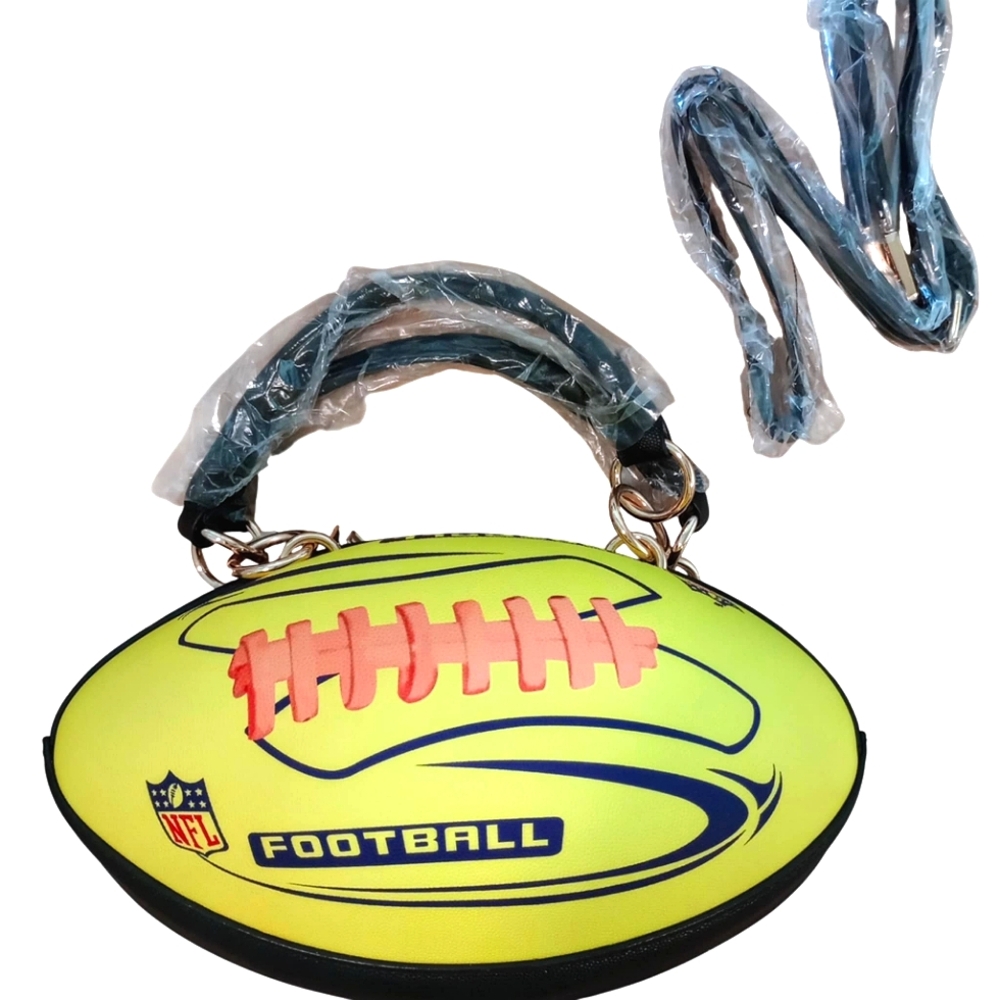 NFL Football Crossbody Bag - Yellow and Black